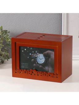 Фотоархив на 96 фото 10?15 см с фоторамкой 10?15 см Будь рядом, красное дерево, 20?15?12 см