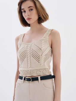 CONTE LDK 2328 Топ женский beige - Conte elegant фото 2