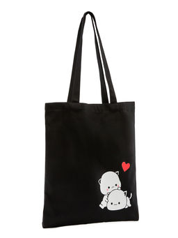 Чёрный шоппер S.Lavia  фото 7