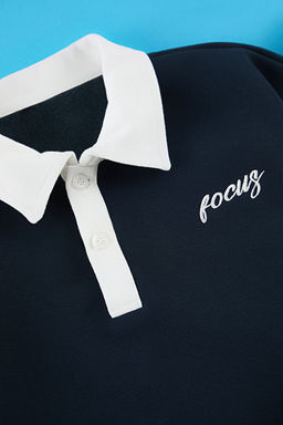 Lacivert Erkek Cocuk Duz Orme Mini Me Sweatshirt TKDAW25SW00121 - Trendyolmilla фото 3