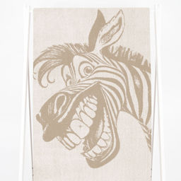 Полотенце махровое 6с102.511ж2 Зебра-пожелание(лен3) 67х150см