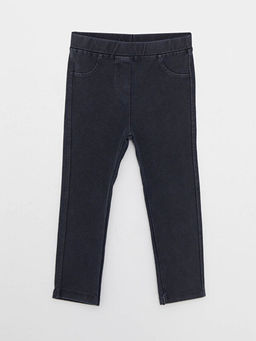 Beli Lastikli Basic K?z Bebek Jean Tayt