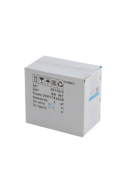 Люстра 20135/5BK, 5×60 Вт, E27, 60×60×32 см, белый/чёрный