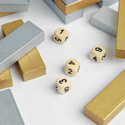 Головоломка дженга Золото-серебро 8830 см - Simaland фото 3