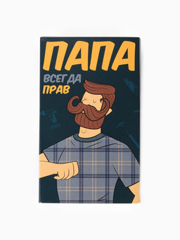 Носки мужские Папа может, набор 2 пары, размер 41-44 (27-29 см)