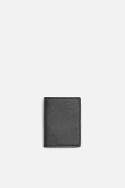 TEXTURED VERTICAL WALLET