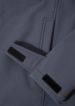 Kapusonlu Gri Ceket - Mavi фото 11