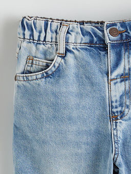 Beli Lastikli Erkek ?ocuk Jean Pantolon