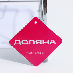 Сушилка для стаканов, 25×13.5×21 см, серая