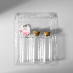 Баночки для хранения бисера, d=3×8 см, 3 шт.