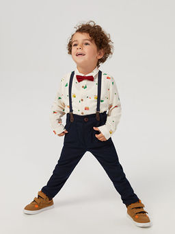 Basic Erkek Bebek Pantolon ve Pantolon Ask?s? 2li Tak?m