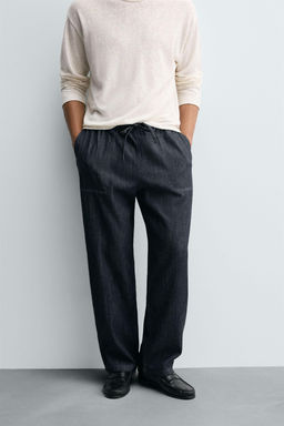 RELAXED FIT JOGGER JEANS - Zara фото 2