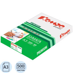 Бумага КОМУС ДОКУМЕНТ Premium (А3, марка А, 80 г/кв.м, 500 л)  фото 2