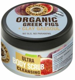 Очищающий скраб для тела , 300мл / ECO / Organic greek figs / Planeta Organica