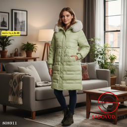 куртка женская с капюшоном - Bruno фото 3