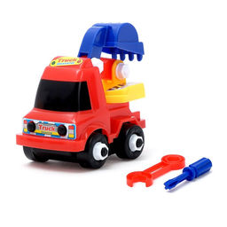 Пластмассовый конструктор Стройтехника, 20 деталь, МИКС - Simaland фото 7