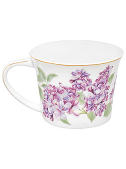 Чайная пара 2 пр. 250 мл 12,5*9,5*7 см "Сирень" фарфор NEW BONE CHINA