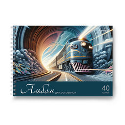 Светоч А233 Альбом для рисования, 100 г/м2 A4 29.5 х 21 см 5 шт. на гребне 40 л. 01620 Мир хобби