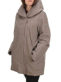 22222 DK.BEIGE Куртка демисезонная женская (80 гр. синтепон) - Фабричный китай фото 3