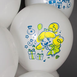 Шар латексный 12" «С днём рождения! Время праздника!», набор 25 шт., МИКС