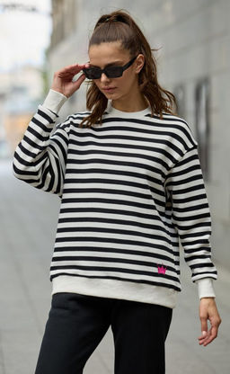 Свитшот P322-0556 black-white - Primm фото 9