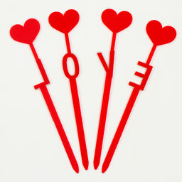 Набор для украшения Любовь, набор 4 шт. - Страна карнавалия фото 3