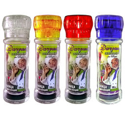 Набор емкостей 4 шт. 100 мл для специй с мельницей, арт. 624-0044