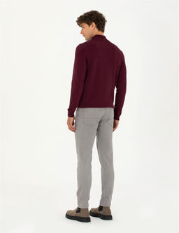 Gri Slim Fit Jean Pantolon