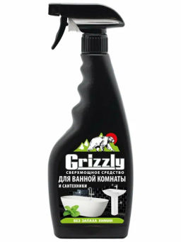 GRIZZLY ср-во Сверхмощное от загрязнений в ванной и туалете 500мл (спрей)