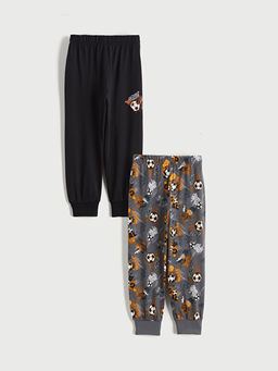 Beli Lastikli Erkek ?ocuk Pijama Alt 2li