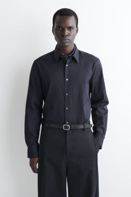 CAMISA SASTRE DE POPELINA DE ALGOD?N SLIM FIT - H&m фото 3