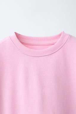 CAMISETA LISA HEAVY JERSEY / Rosa - Zara фото 3