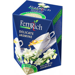 Чай FemRich Зеленый с жасмином Нежный 100г