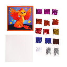 Аппликация пайетками Дракончик - Школа талантов фото 3