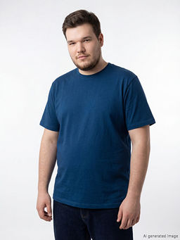 Bisiklet Yaka Penye Erkek Ti??rt