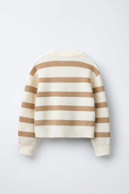 STRIPED KNIT SWEATER - Zara фото 2