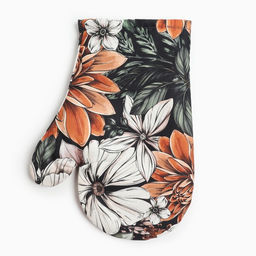 Варежка-прихватка Этель Meadow flower 20?27 см, 100% хлопок, саржа 190 г/м?