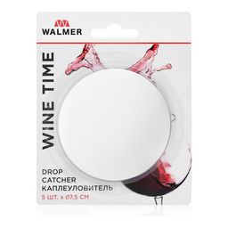Набор каплеуловителей Walmer Wine Time 5 штук, цвет стальной  фото 3