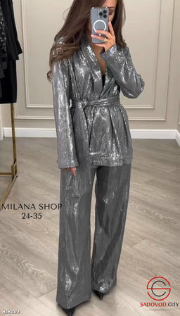 Новогодний костюм-двойка с пайетками - Bruno фото 2