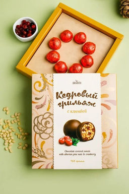 Кедровый грильяж с Клюквой / 106 г / ТМ Дико Вкусно