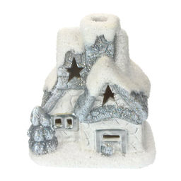 Фигурка декоративная "Домик" с подсветкой (2xLR44), L7,5 W5 H8,5 см, 2в.