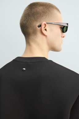 SUDADERA RELAXED FIT T?CNICA / Negro - Zara фото 7