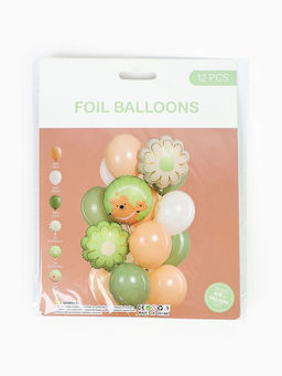 Воздушные шары "Капибара с ромашкой" фольга, латекс, набор 12 штук