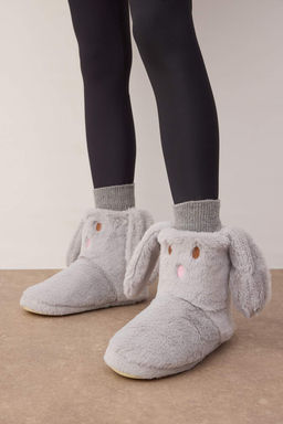 Gri Pelus Kad?n Panduf Ev Botu
TAKAW26ER00008 - Trendyolmilla фото 2