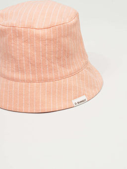 Панама хлопковая Персик - Bungly фото 3