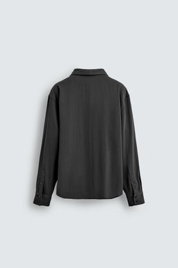 WASHED FLOWING SHIRT - Zara фото 7