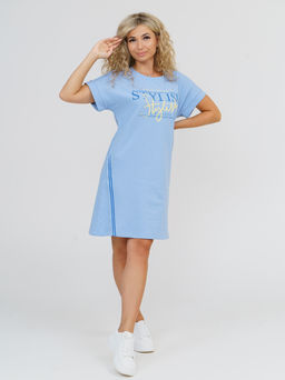 876 Платье "Голубой"