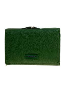 Женский кошелёк из искусственной кожи, цвет зеленый