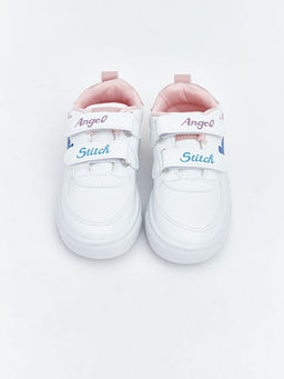 Angel ve Stitch Bask?l? K?z Bebek Spor Ayakkab?