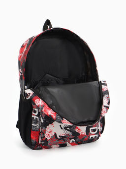 Рюкзак школьный на молнии, с карманами, с принтом, размер 30?13?42 см, голубой/серый